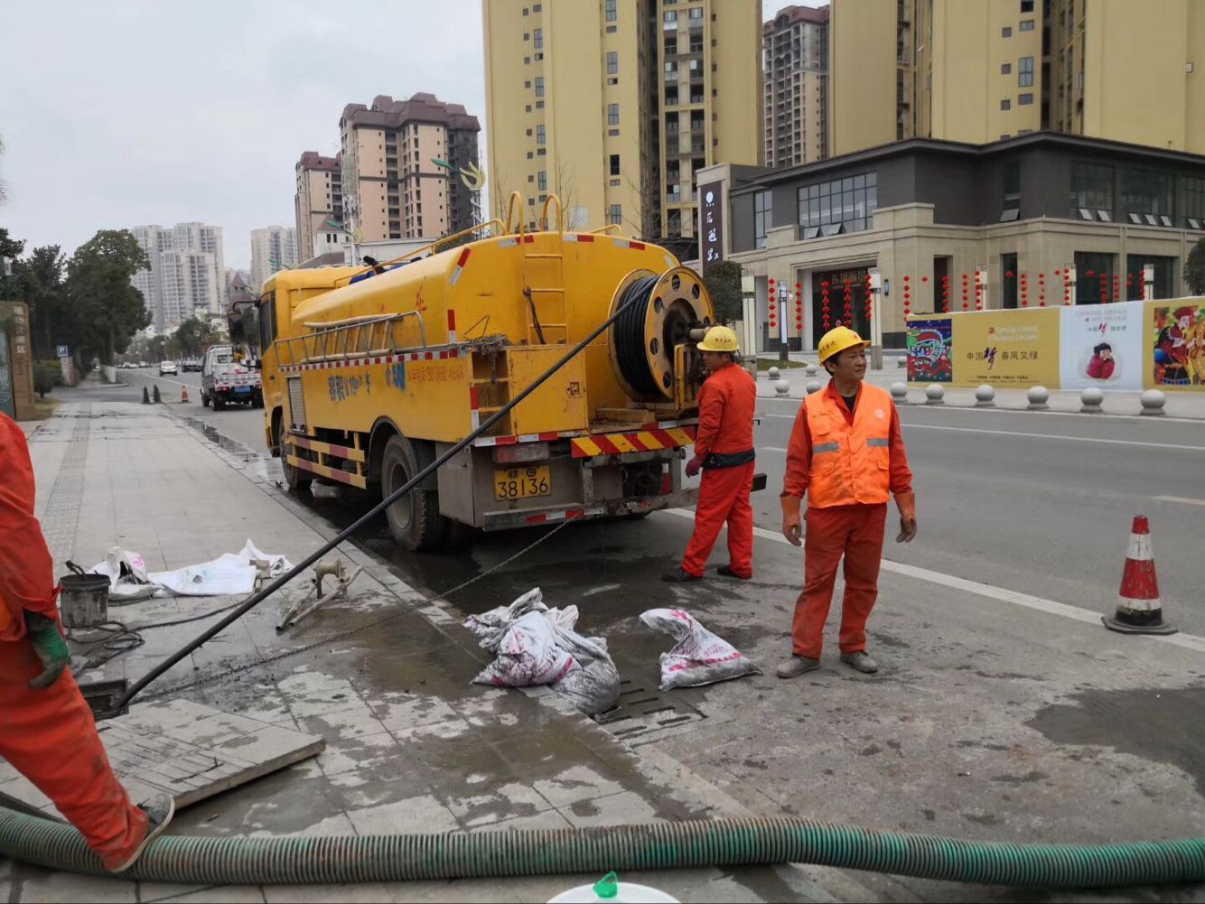 淳化排污管道清淤-管道清洗