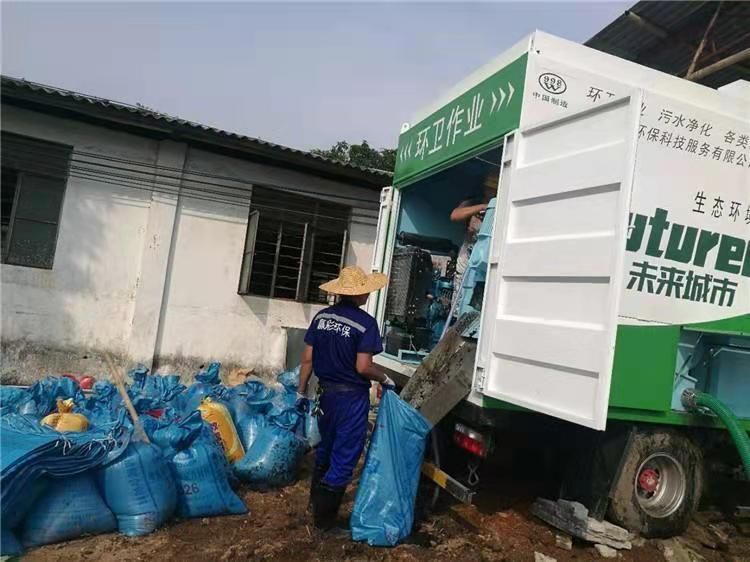 淳化工业污泥压干处理
